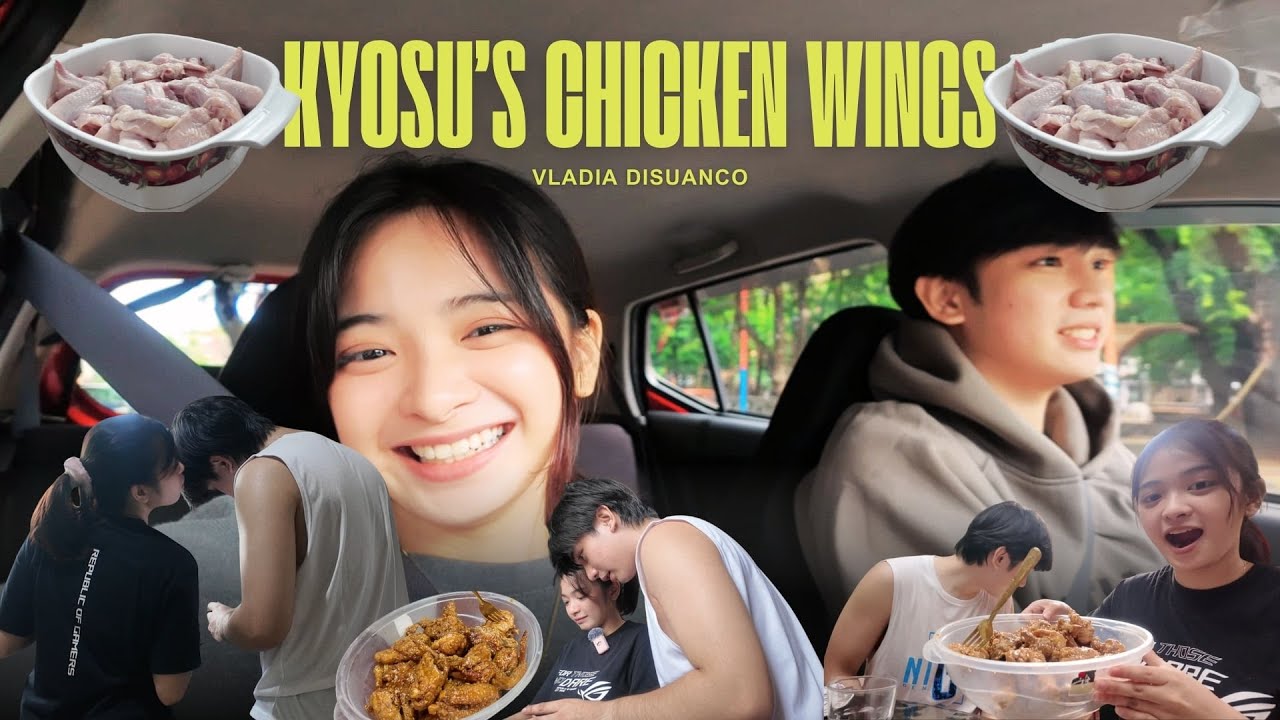 MY BF COOKED CHICKEN WINGS FOR MY FAMILY || Vladia Disuanco.