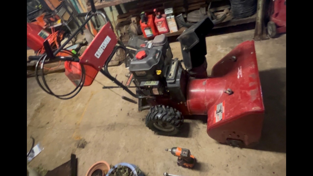 Auger belt and drive belt replacement on  Craftsman 24