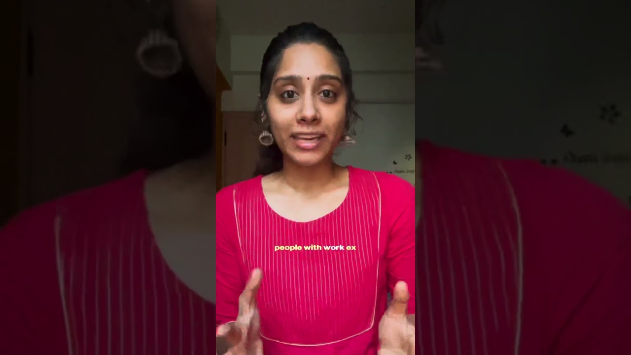MBA as a fresher or with work ex? || Keerthana Chandrasekhar