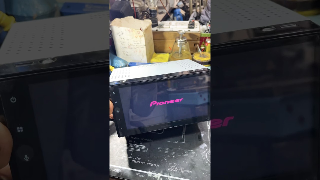 PIONEER DMH-A4450BT CAR STEREO HANG ON LOGO REPAIRED SUCCESSFULLY ||