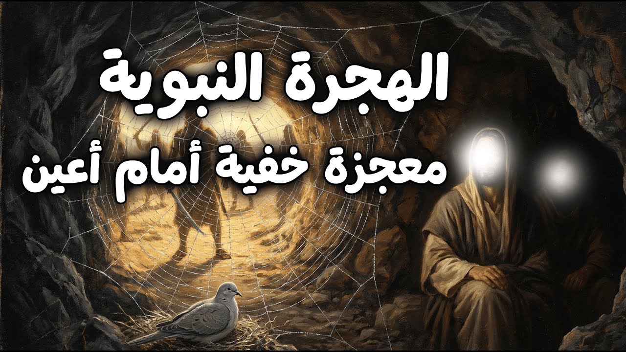 الهجرة النبوية: معجزة خفية أمام أعين الأعداء| معجزة الغار: الليلة التي غيّرت وجه العالم | #قصص