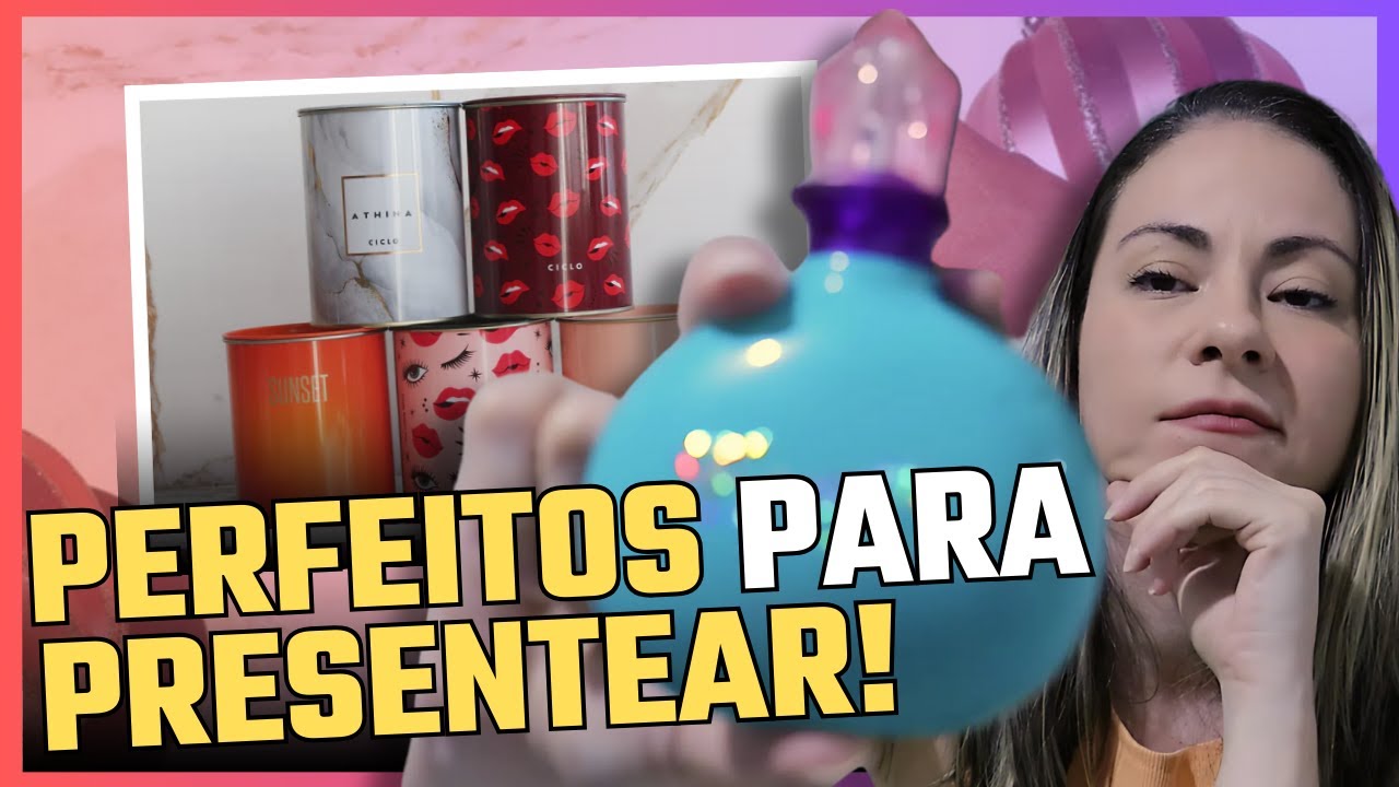 MEUS PERFUMES DA CICLO COSM&Eacute;TICOS - Os perfumes que vem na latinha