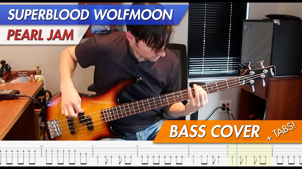 Pearl Jam - Superblood Wolfmoon (Bass Cover)