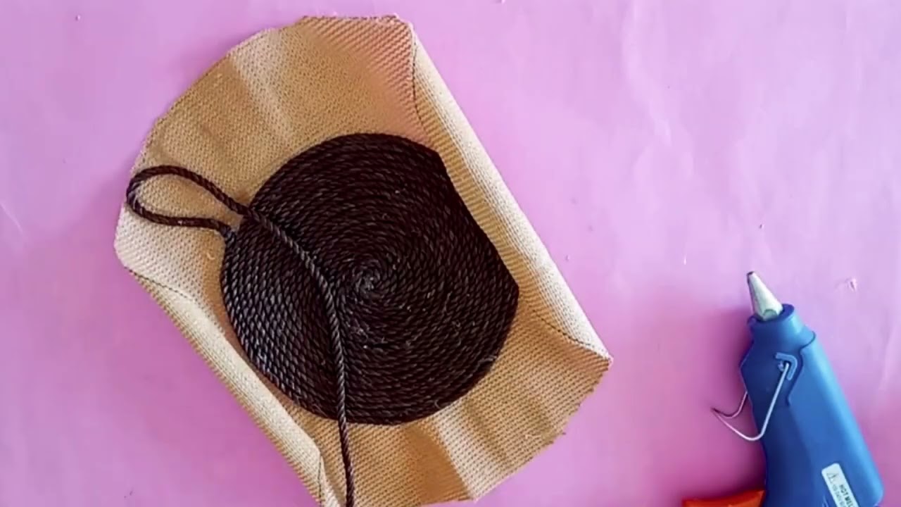 Sunflower Rope Tea Coaster DIY 🌻 | Easy Handmade Coaster | Budget Craft Idea