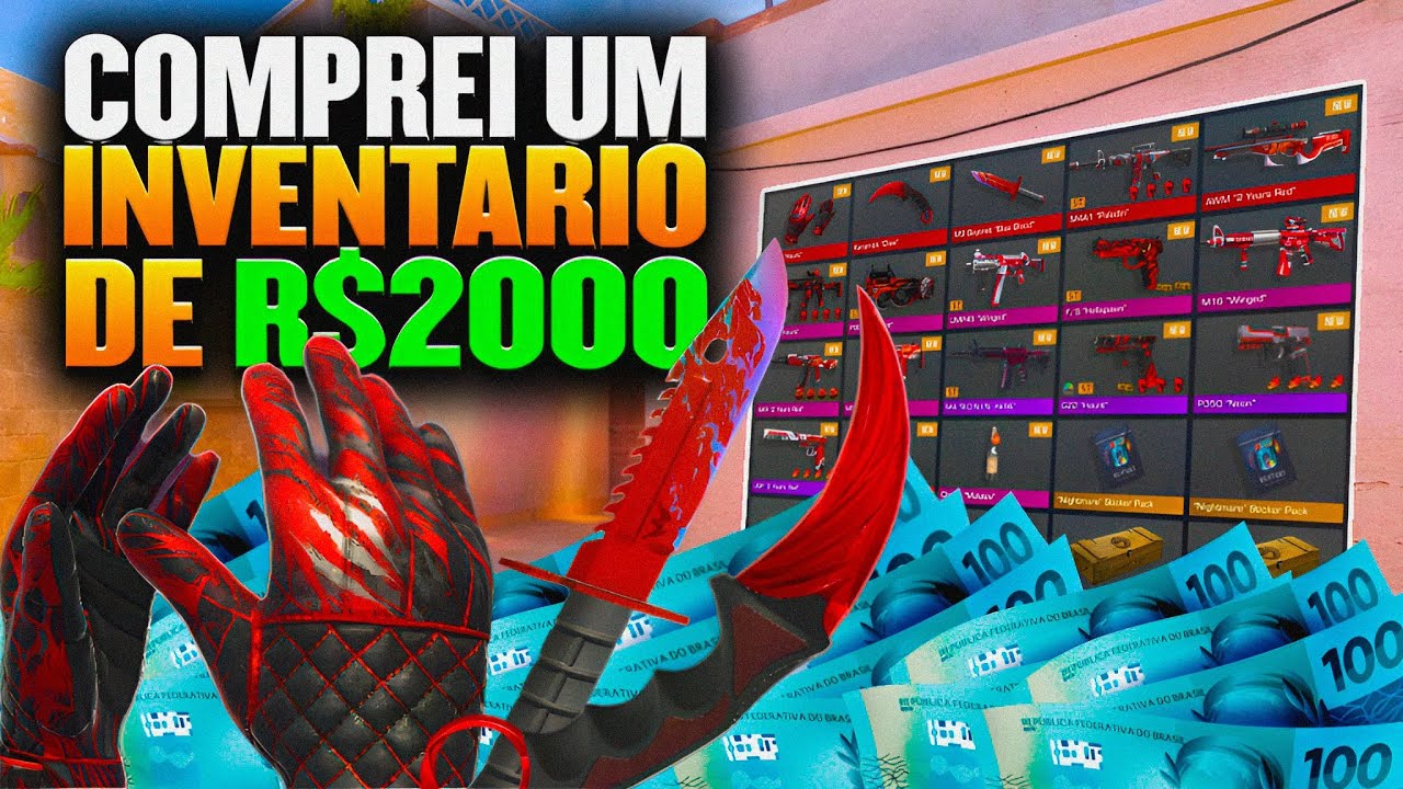 COMPREI UM INVENTÁRIO DE 2000 REAIS E FIZ 23 KILLS - Standoff 2