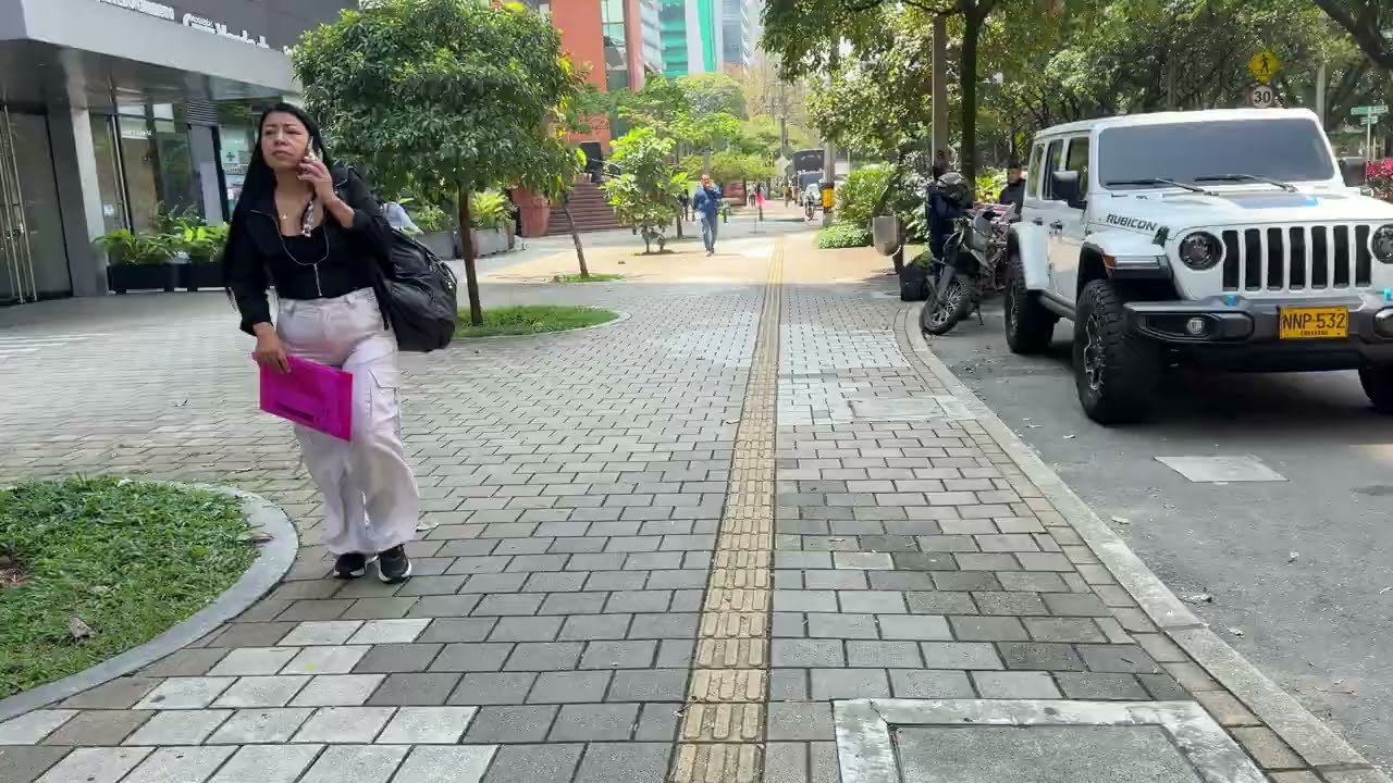 walking around the street