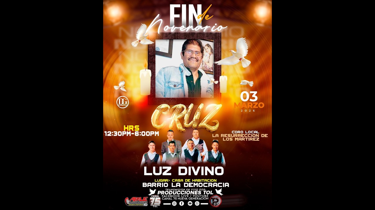 FINAL DE NOVENARIO DE DON CRUZ DESDE BARRIO LA DEMOCRACIA, JOYABAJ