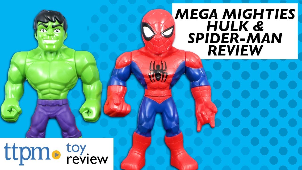 Playskool Heroes Mega Mighties Spider-Man and Hulk from Hasbro