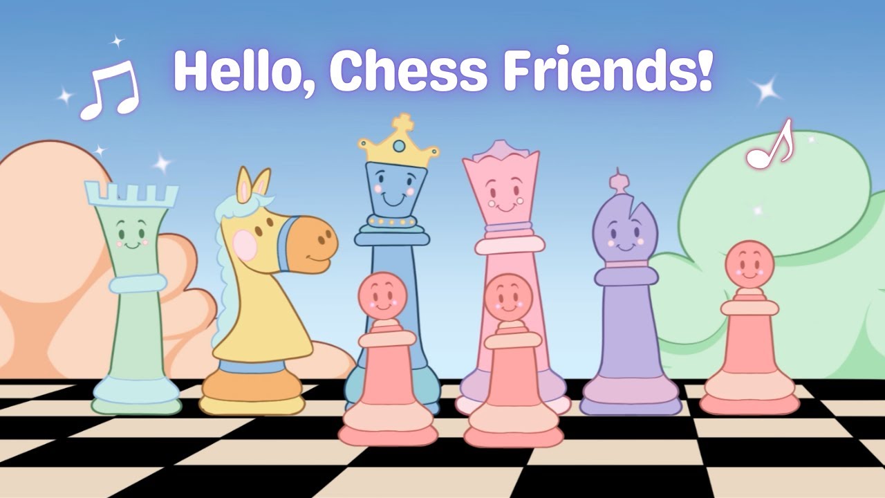 Hello, Chess Friends! ♟️🎶 | Learn Chess Piece Names | Checkmate Charlie