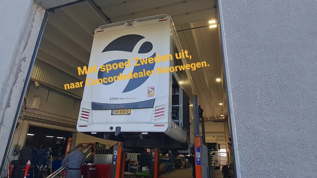 Met spoed Zweden uit, naar Concordedealer Noorwegen