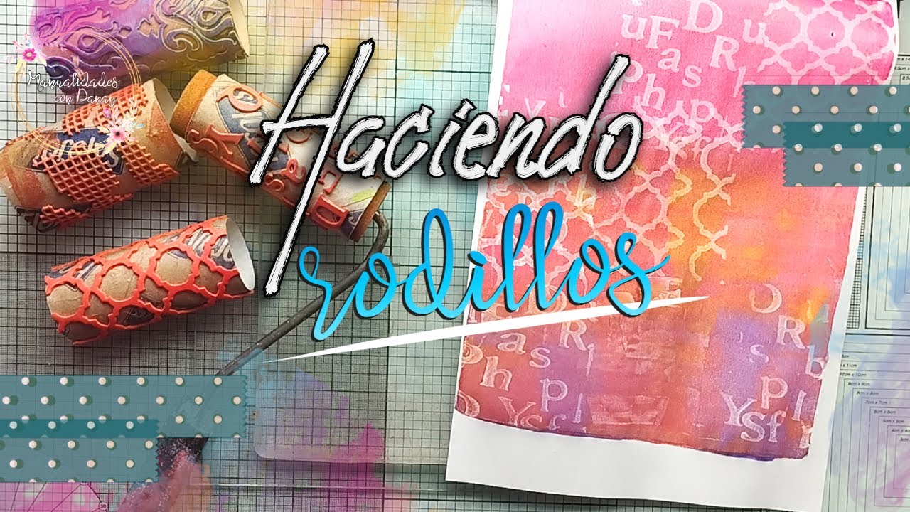 Rodillos caseros. Reciclando.