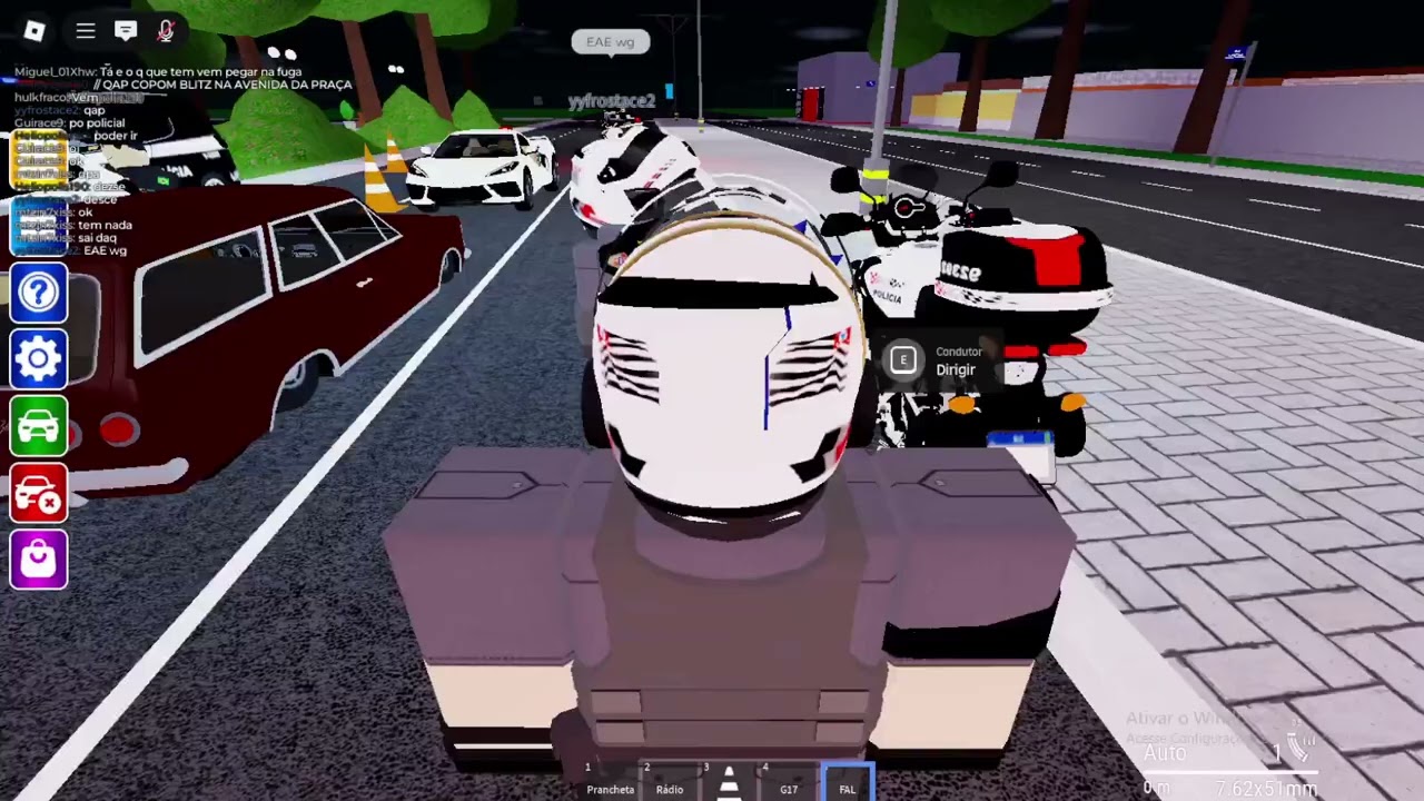 jogando drive brasil no roblox como policia da rocam