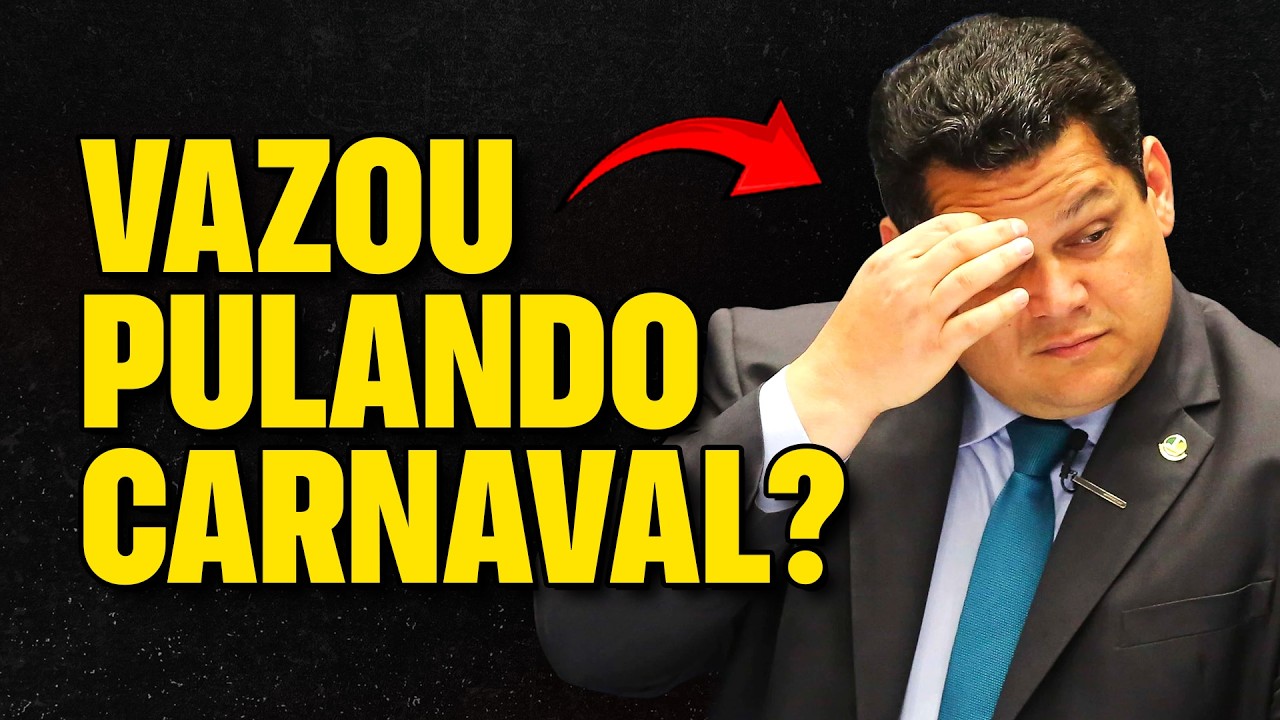 ESSE É O PRESIDENTE DO SENADO FEDERAL, DAVI ALCOLUMBRE