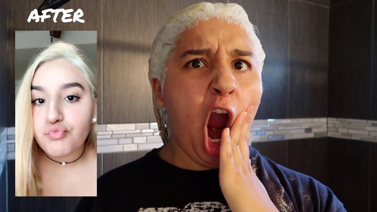 bleaching my hair at home