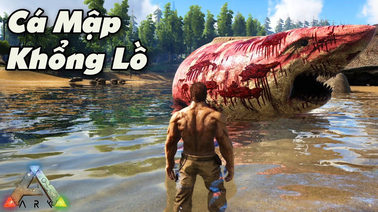 ARK Nhưng Tôi Chinh Phục Được CÁ MẬP KHỔNG LỒ MEGALODON | Duy Lê (w/ GNDTT, NDCG)