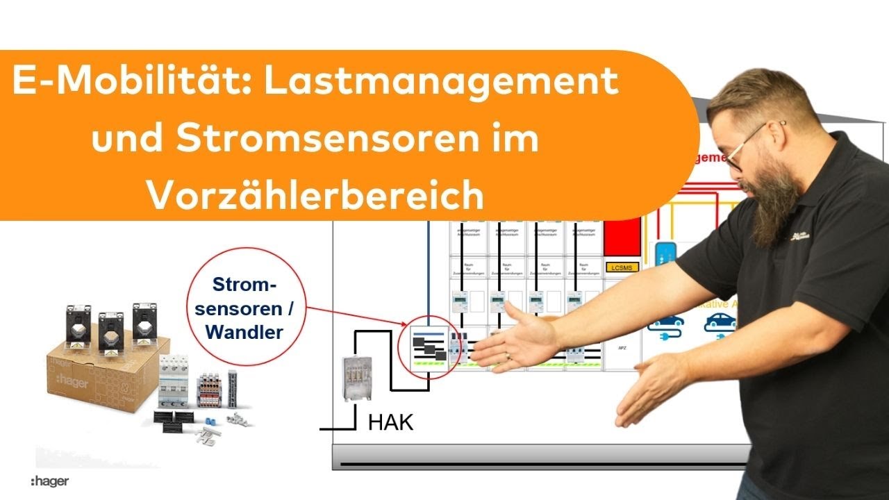 Lastmanagement und Stromsensoren im Vorzählerbereich für E-Mobilität - Wir erklären Euch wie es geht