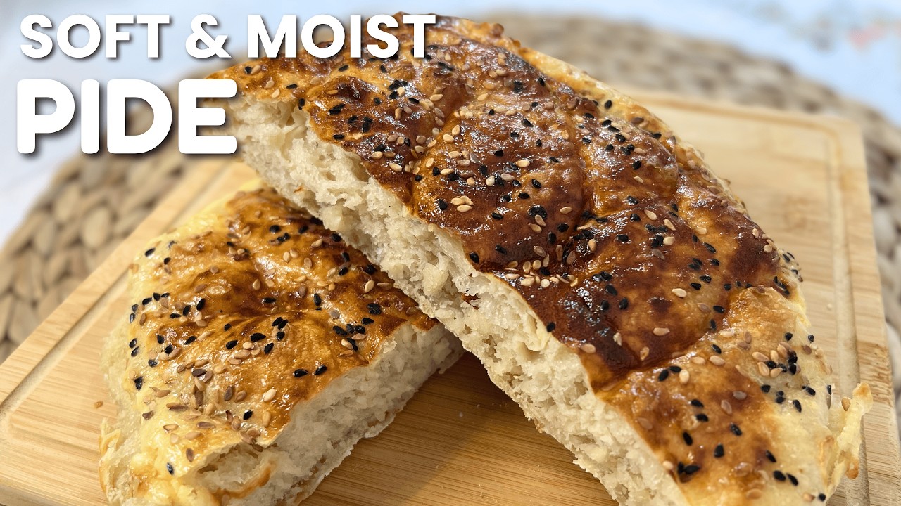 SUPER SOFT & MOIST Turkish Flatbread | AIR FRYER Pide Bread | DARIYVLOGS