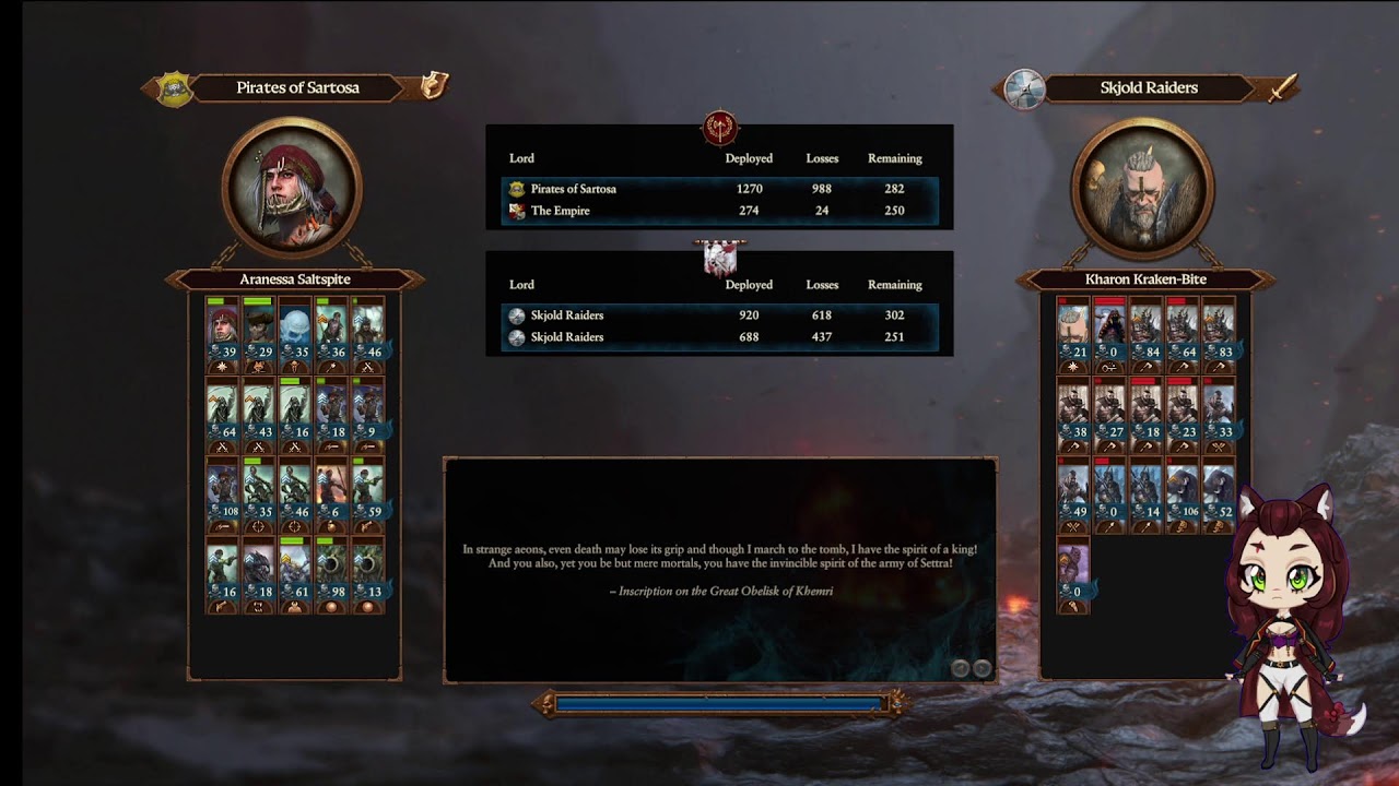 Total War: WARHAMMER III vampire coast sortosa play thorgh