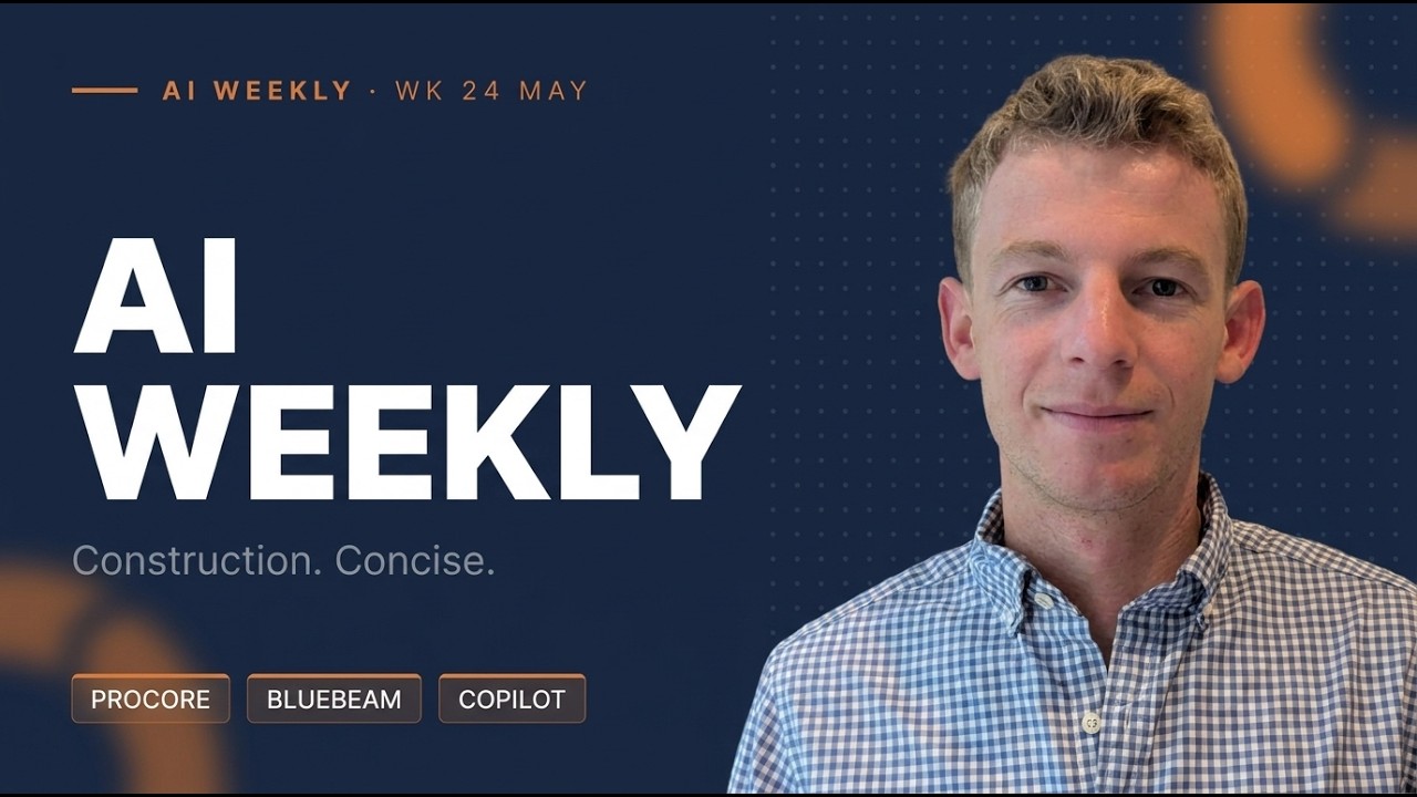 AI for Construction This Week: Procore Agents + Claude in Revu + Copilot