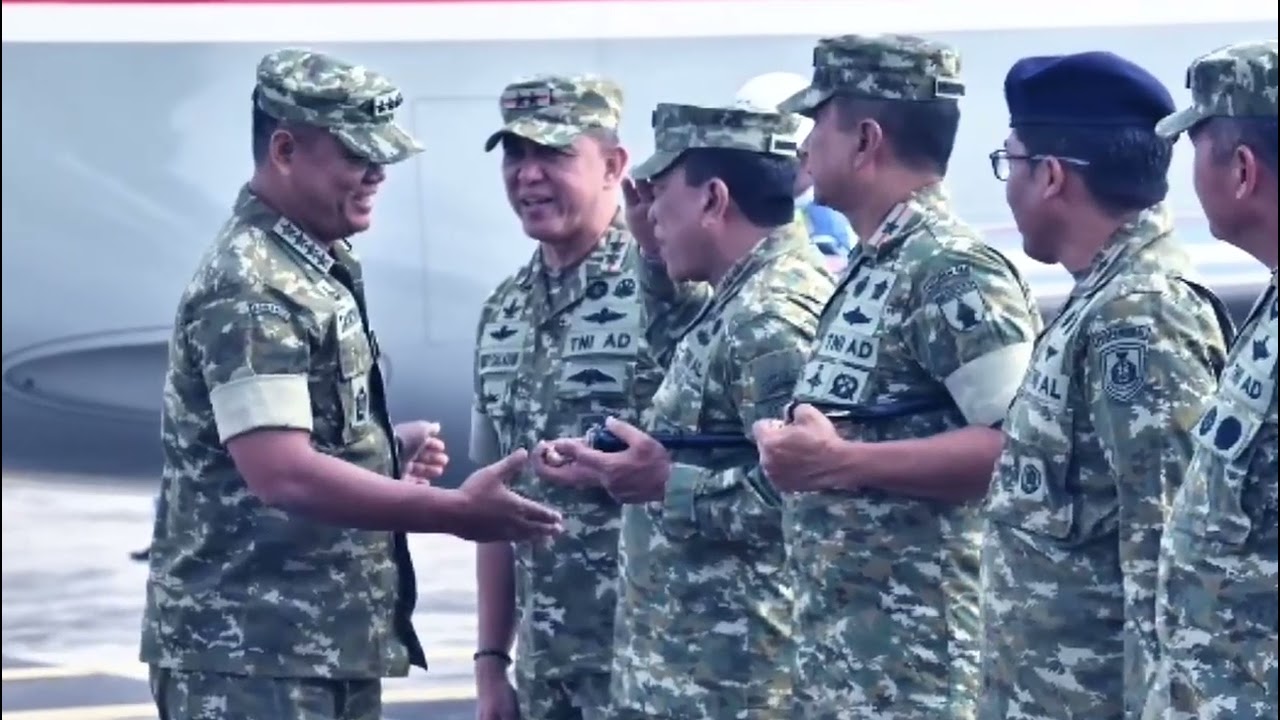 Dankodaeral V Sambut Dan Antar Keberangkatan Wakil panglima TNI