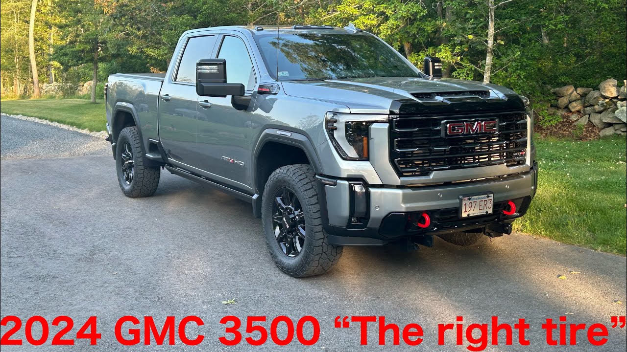 Для GMC 3500 SRW 2024 года выпуска максимальный размер шин – никаких проблем!