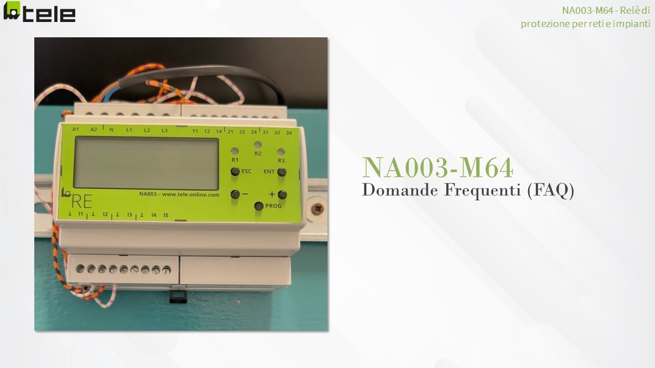 FAQ Protezione di Interfaccia NA003-M64 Tele Haase