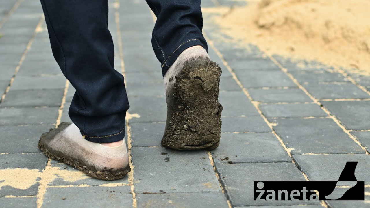Mud, white socks