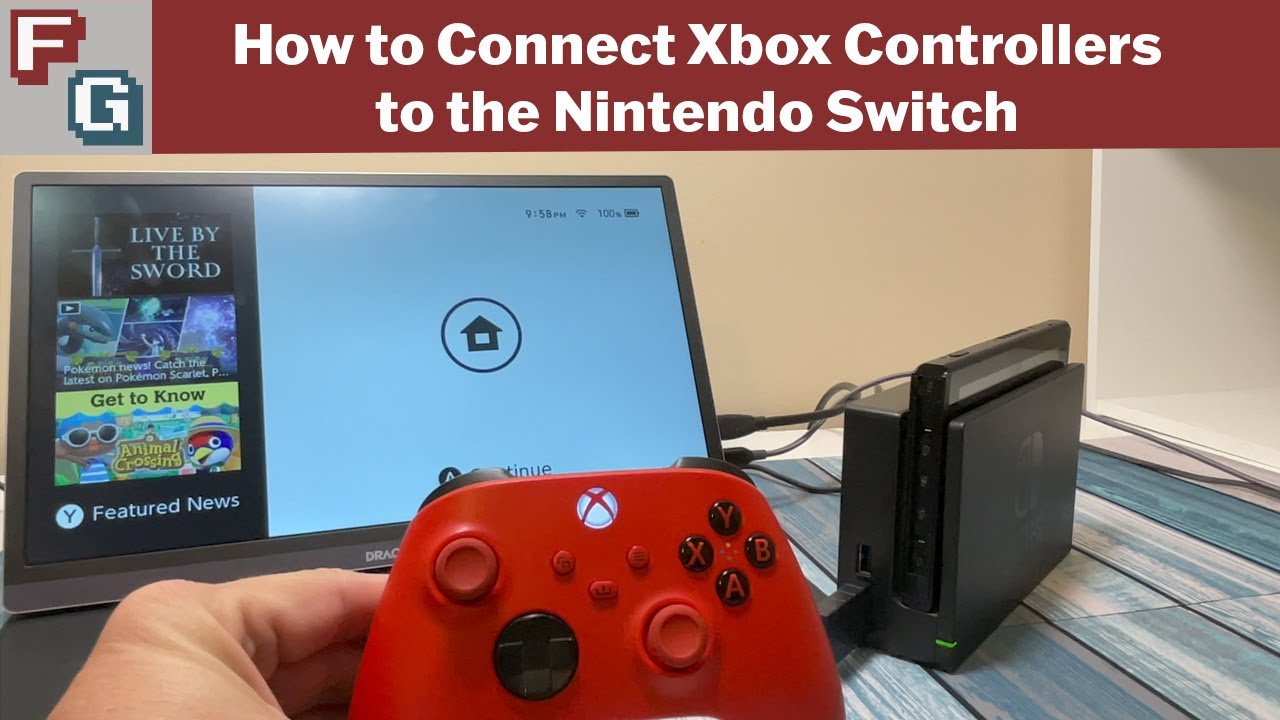 Comment connecter des manettes Xbox Series X/S &agrave; la Nintendo Switch