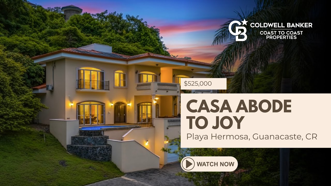 $525K Partial Ocean View Villa in Playa Hermosa | Costa Rica Real Estate Tour