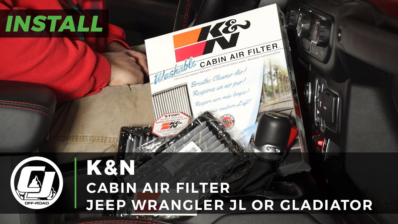 2018-2021 Jeep JL or Gladiator Install | K&N Cabin Air Filter