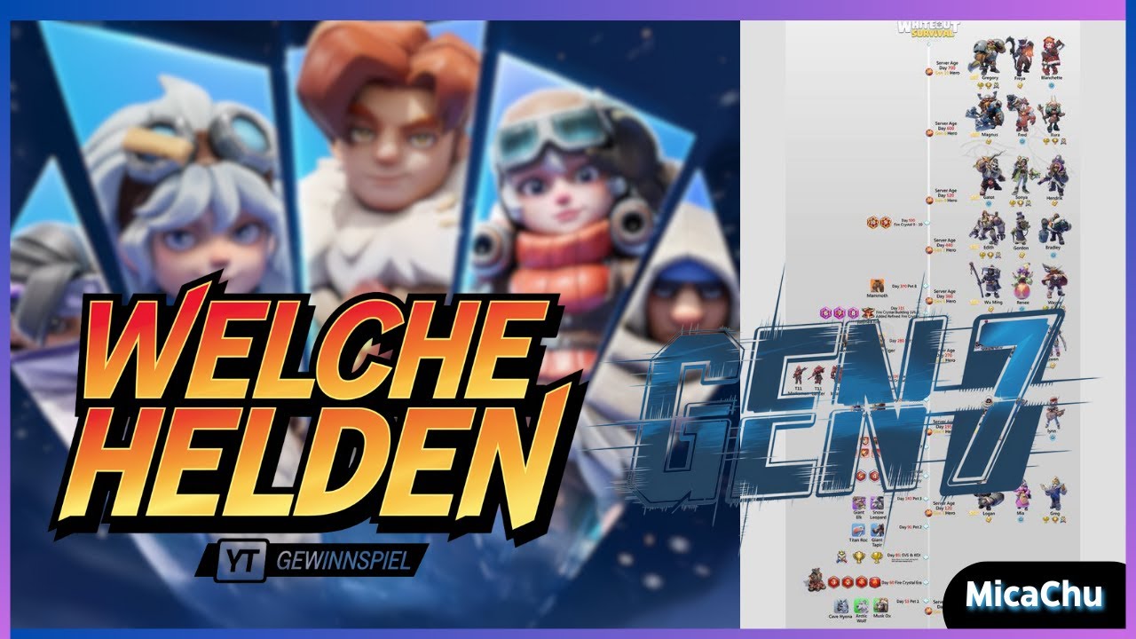 Whiteout Survival | Welche Helden Generation 7 | Serie! Bitte fragen in die Kommentare | Gewinnspiel