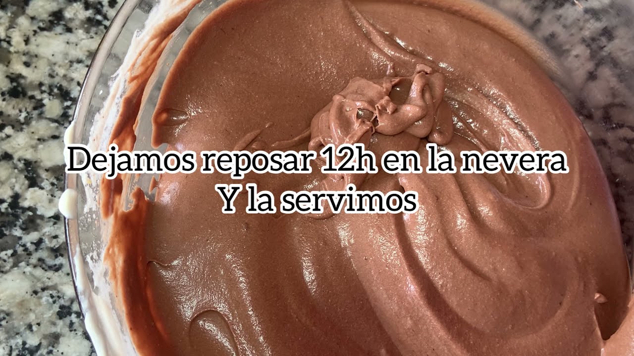 Receta de Mousse de chocolate negro buen&iacute;sima