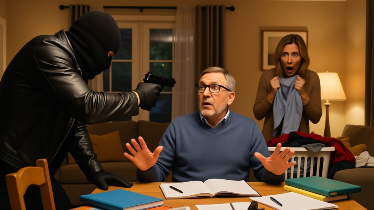 A Robber Took a Family Hostage.