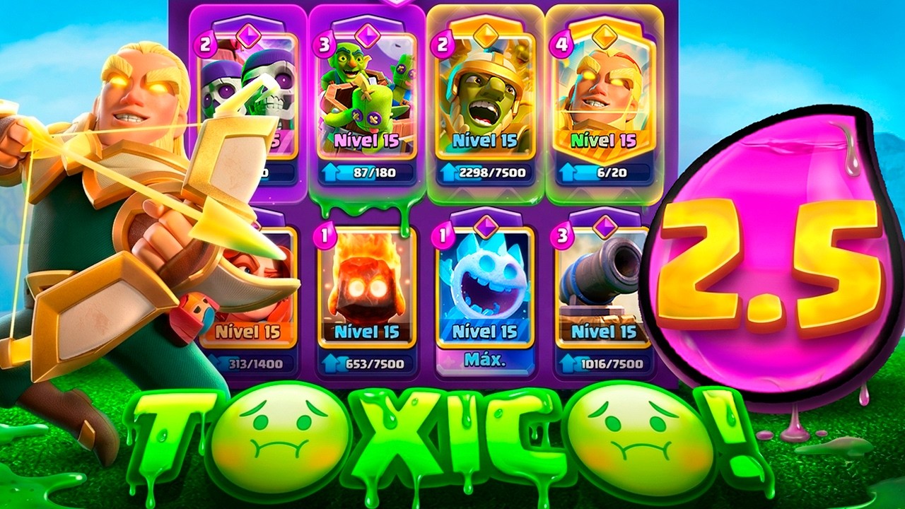 O BAIT Mais INSUPORTÁVEL Voltou MAIS FORTE Do Que NUNCA NO META DO CLASH ROYALE!🤢☢
