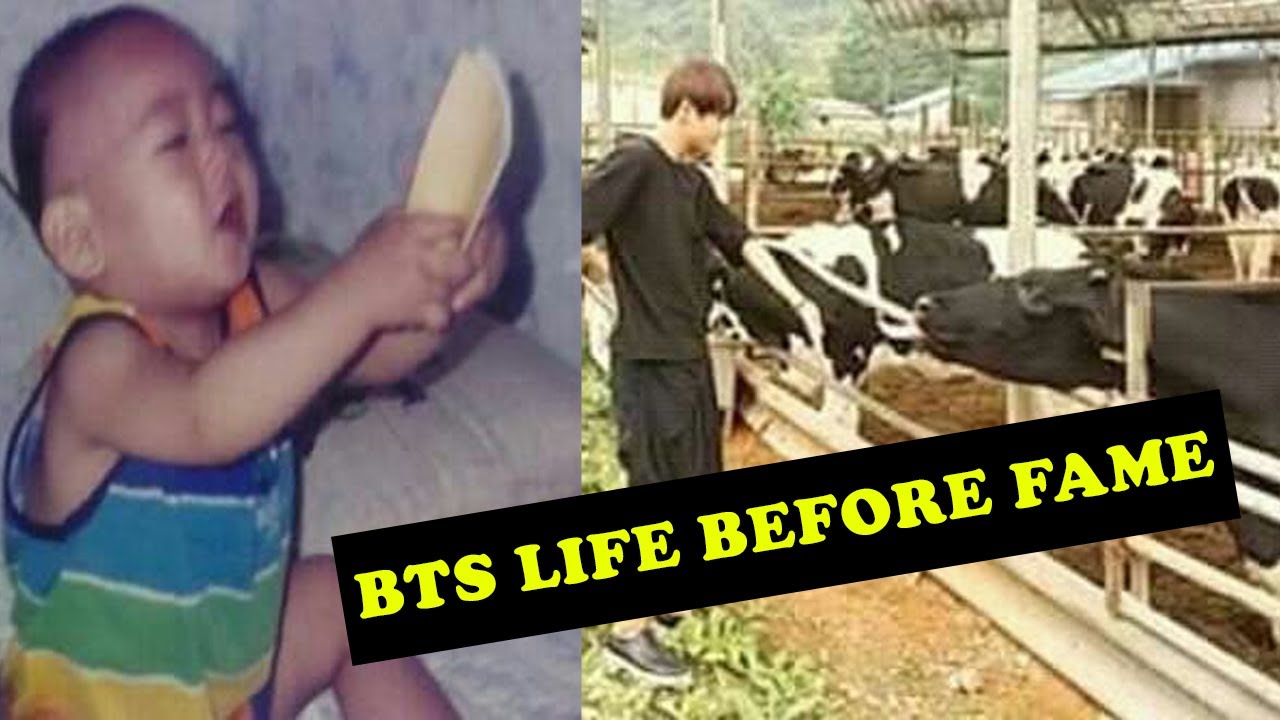 Did BTS members grow up in poor families ?!