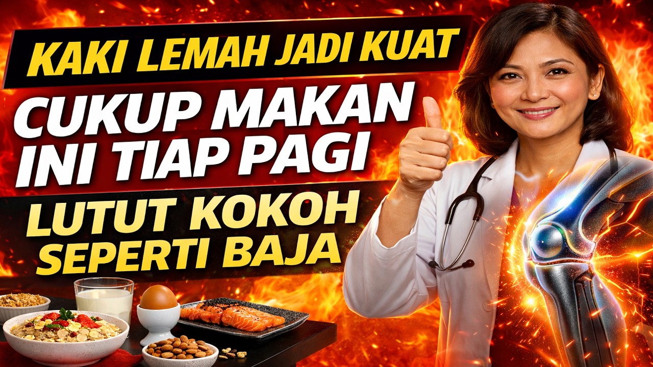 Rahasia KAKI Sekuat BAJA Meski Usia 90+‼️ Cukup Makan Ini Setiap Pagi, Terbukti Ampuh