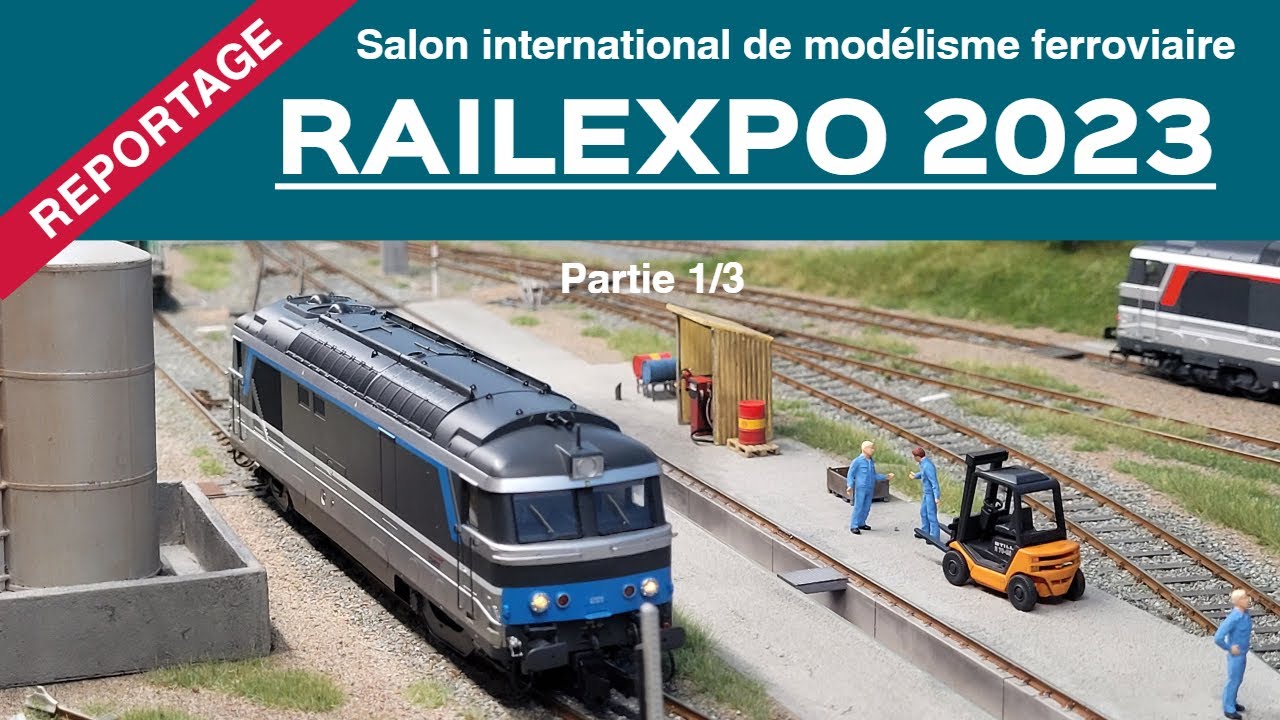 ExpoRail 2023 Dreux Les réseaux modélisme ferroviaire épisode 1