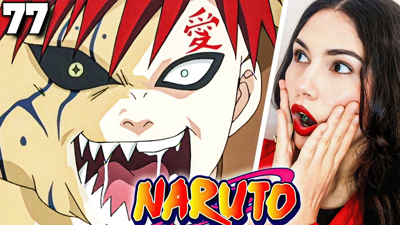 ¡NARUTO VS GAARA! 😱 REACCIÓN a NARUTO POR PRIMERA VEZ
