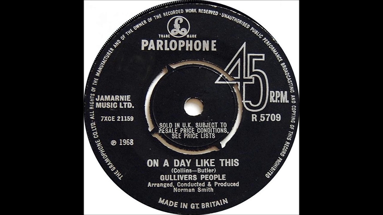 Gullivers People - On A Day Like This (UK 1968)