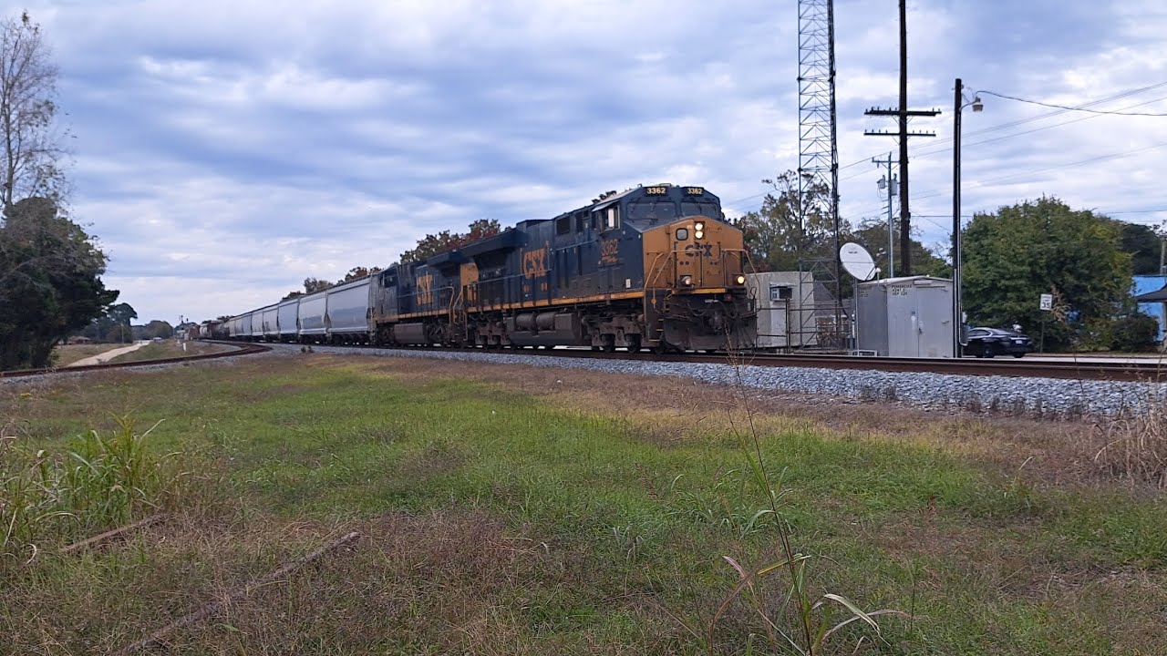 M491 With a Tier 4 SouthBound Great Sounding K5HLL Track Speed on the A Line - Pembroke, NC