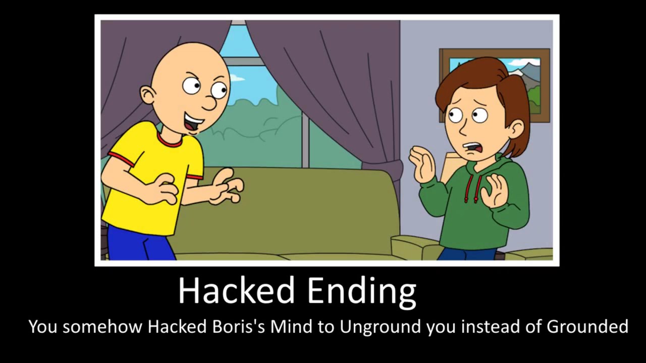 Caillou Gets Grounded: All Endings (Hidden Ending + True Ending)