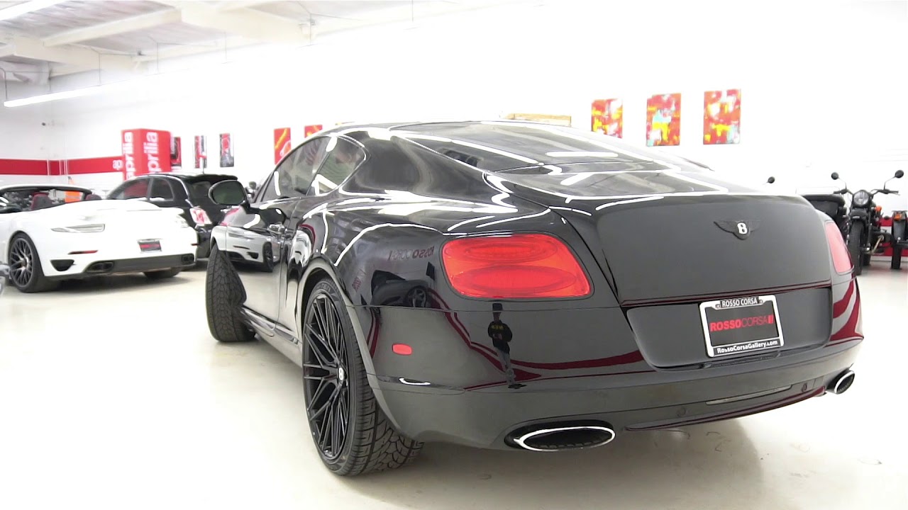 2014 Bentley Continental GT Speed CUSTOM ($235K MSRP) - BLACK OUT PACKAGE / 22