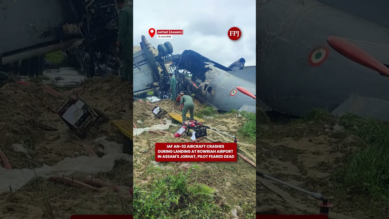 IAF AN-32 Aircraft Crashes During Landing in Assam&rsquo;s Jorhat
