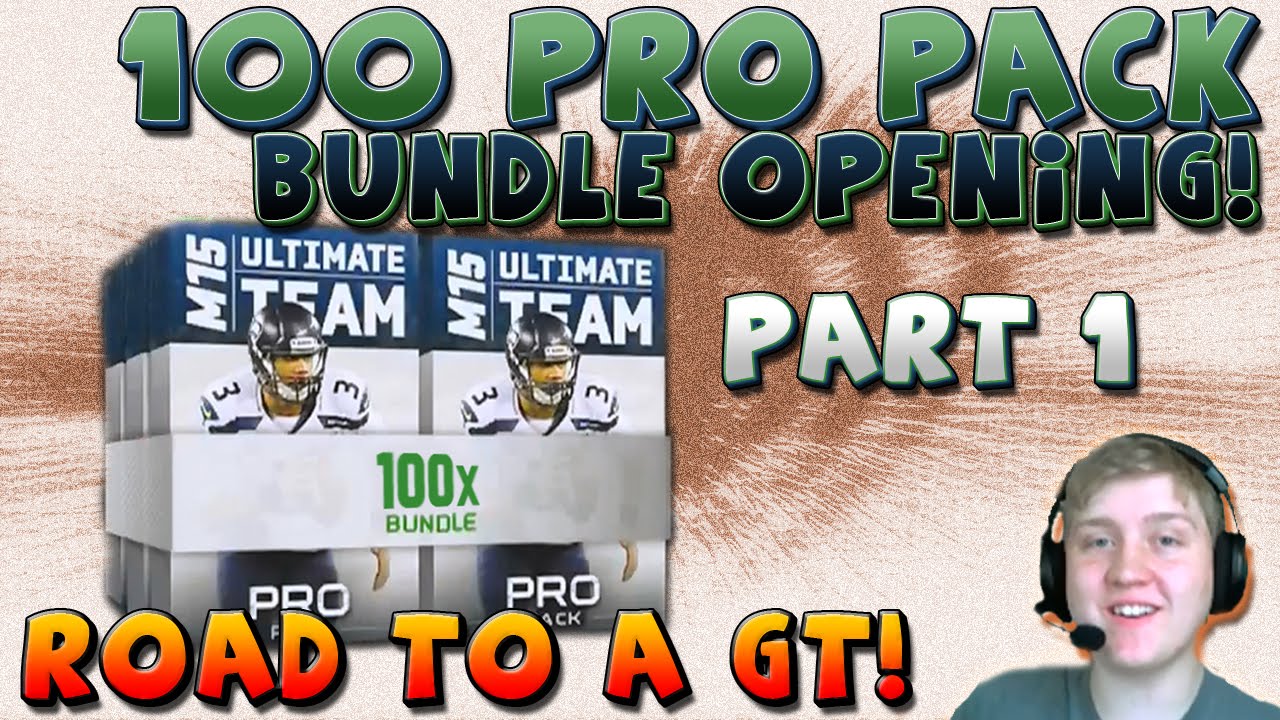 ROAD TO A GT! 100 PRO PACK BUNDLE OPENING! 