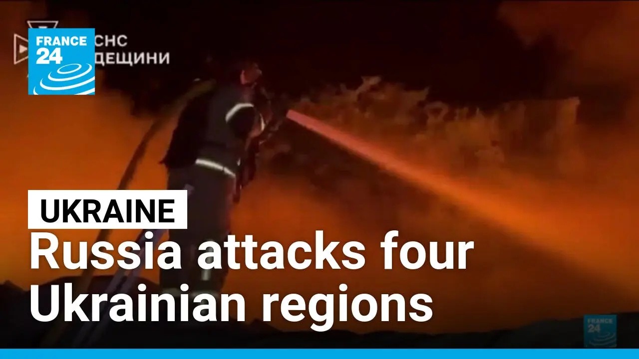 Russia attacks four Ukrainian regions overnight &bull; FRANCE 24 English