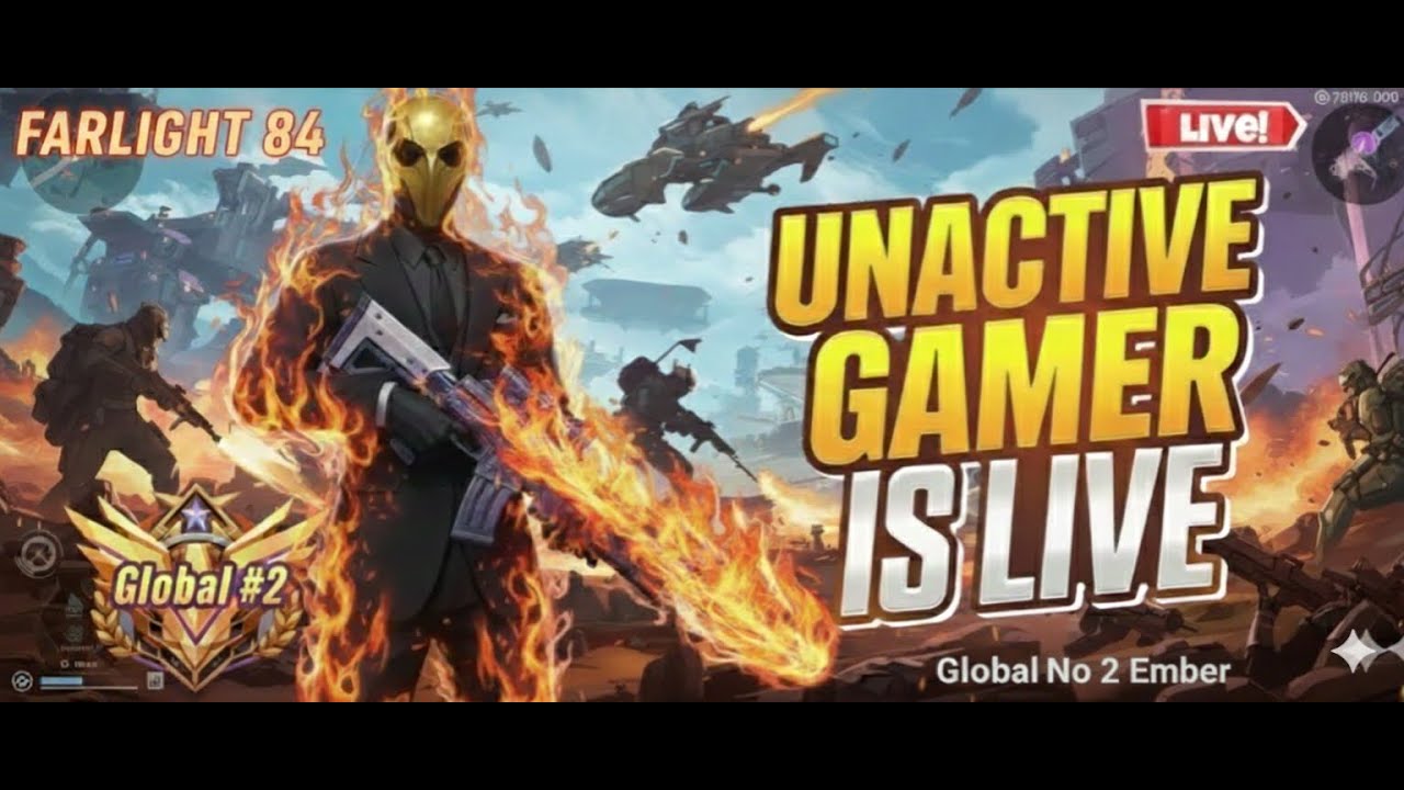 Global no. 2 Ember Dominating Mythic Lobby | Farlight 84 Live |unactivegamer