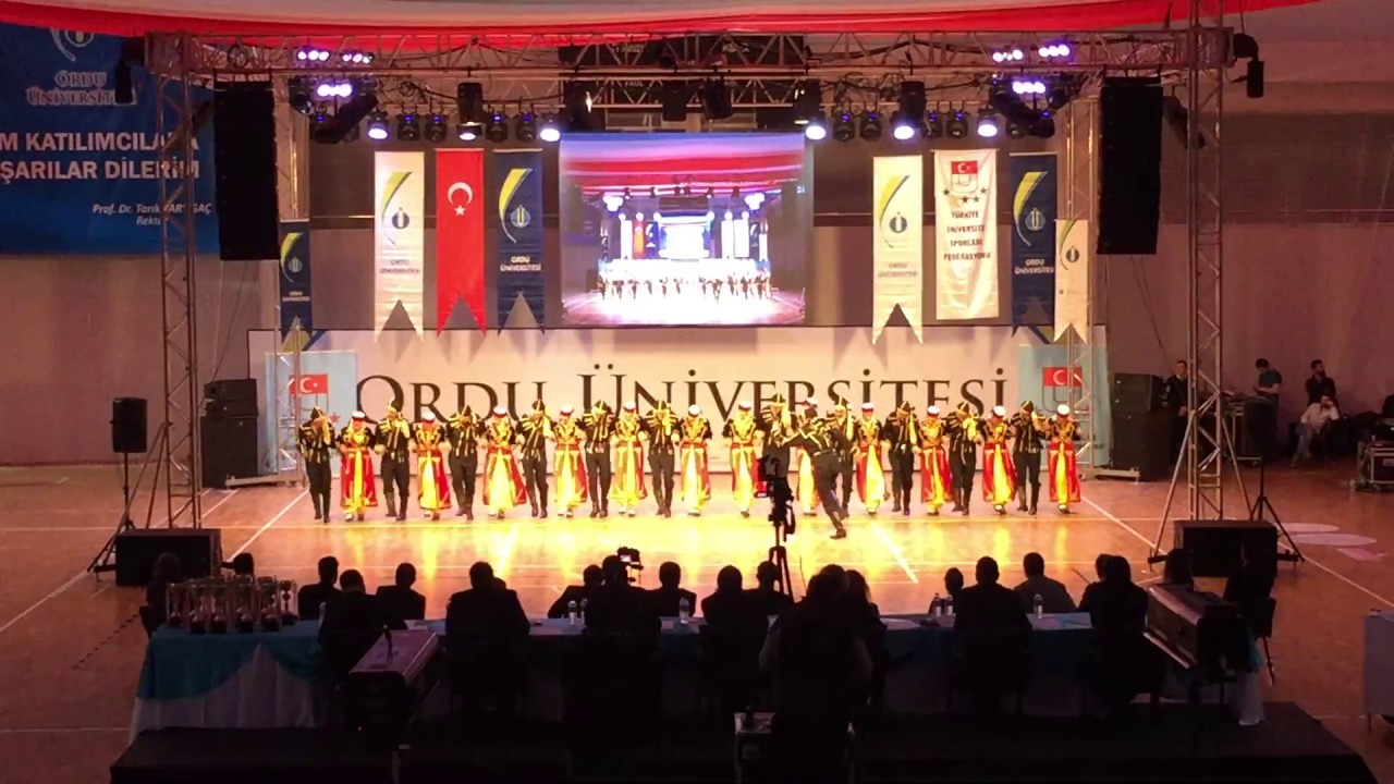 TÜSF HALK OYUNLARI ORDU GRUP YARIŞMASI (ONDOKUZ MAYIS ÜNİVERSİTESİ HALK OYUNLARI ARTVİN YÖRESİ)