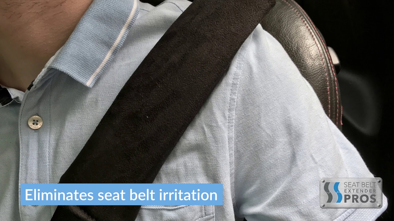 Microfiber Seat Belt Cover (2-Pack) by Seat Belt Extender Pros&trade;