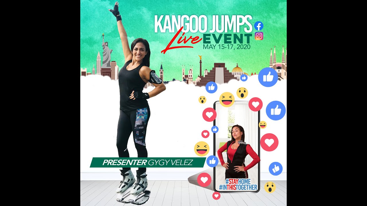 Kangoo Jumps® Live Event May 16, 2020 - Gygy Velez Kangoo Kick & Punch™