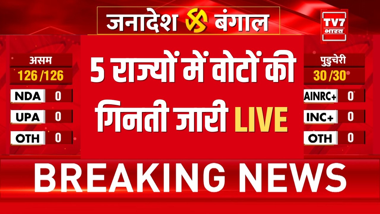 Vote Counting For Assembly Elections 2026 LIVE: 5 राज्यों में वोटों की गिनती जारी | Bengal | Assam
